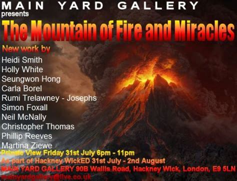 The Mountain of Fire and Miracles - a-n The Artists Information Company