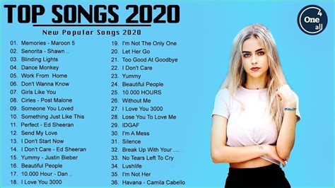 English Song 2020 List : Pop Songs 2020 Top 40 Popular Songs Playlist ...