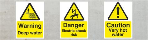 Types Of Hazard Signs: Caution, Danger & Warning Signs | UK Safety Store