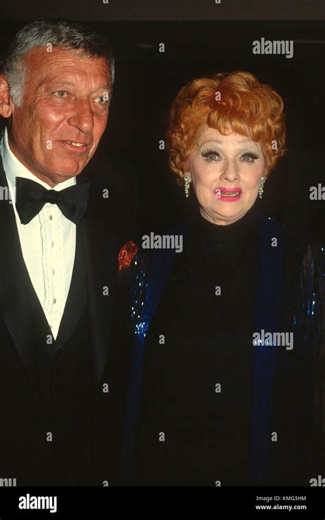 Actress Lucille Ball and husband Gary Morton attend Scott Newman ...