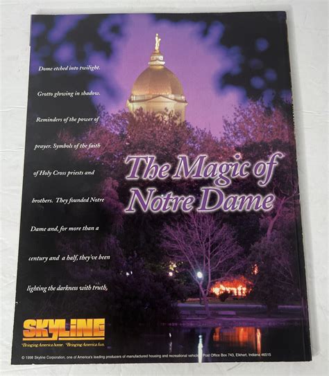 LSU vs Notre Dame November 21 1998 Football Program | eBay