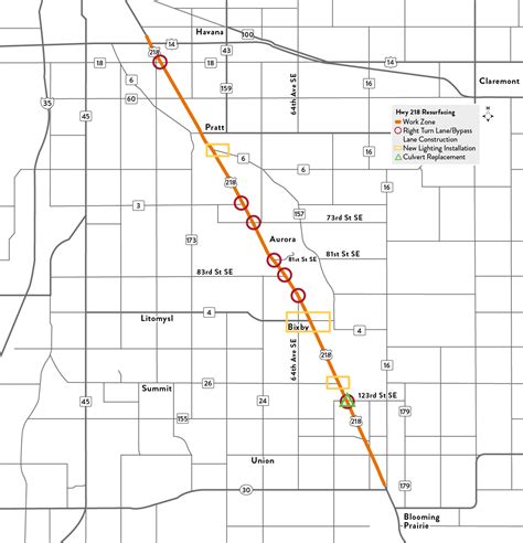 Hwy 218 resurfacing - MnDOT