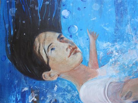 Drowning - Claudia Dose Paintings