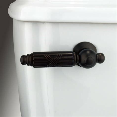 Kingston Brass Oil Rubbed Bronze Georgian toilet tank flush handle lever KTGL5 - Walmart.com ...