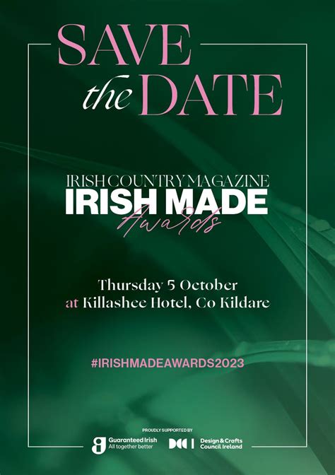 Join us for the Irish Made Awards Ceremony 2023 this October - Irish Country Magazine