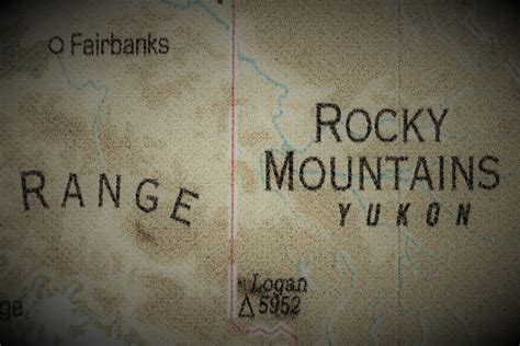 Canada Rocky Mountains Map Free Stock Photo - Public Domain Pictures