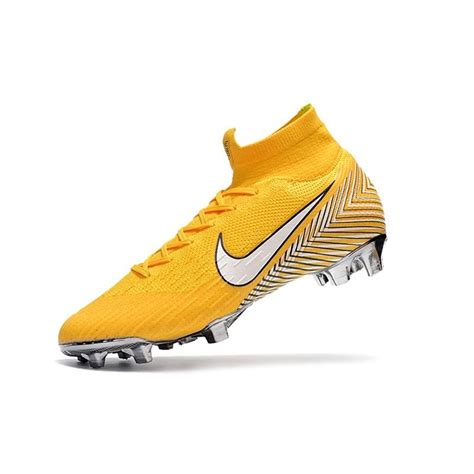 Nike Mercurial Superfly Vi Elite FG New Soccer Cleats - Neymar Yellow