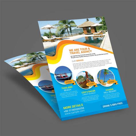 Travel And Tourism Brochure Templates Free – Sample.gelorailmu.com