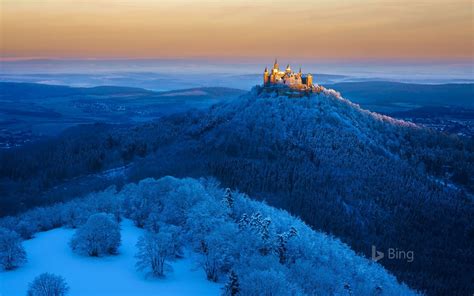 Germany Hohenzollern Castle near Stuttgart-2017 Bing Desktop Wallpaper Preview | 10wallpaper.com