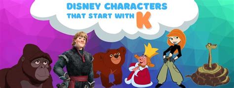 Disney Characters That Start With K | Featured Animation