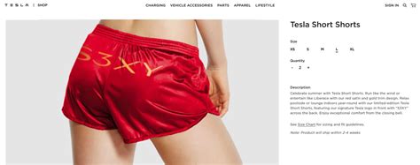 Tesla launches short shorts for real and the internet goes crazy | Electrek