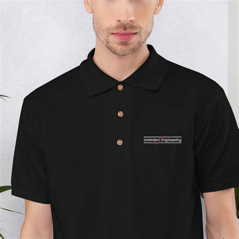 UE Dark Color Embroidered Polo Shirt - Unlimited Engineering