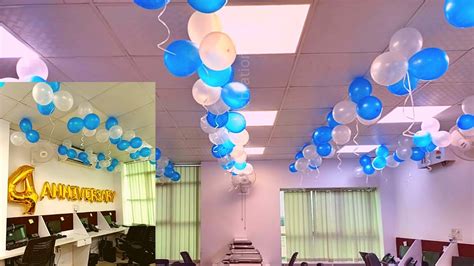 Office balloon decoration ideas | office balloon decoration | Pune | Kolkata ...