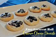 Blueberry Cream Cheese Danish | Walking on Sunshine Recipes