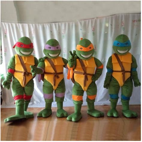 2023 Teenage Mutant Ninja Turtles mascot costume adult size | Shopee ...