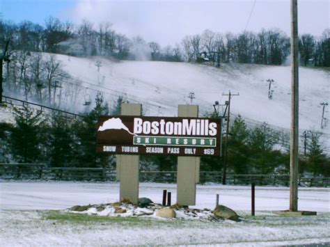 Boston Mills, OH (Summit County) - The Boston Mills Ski Resort, a modern amenity next to the ...