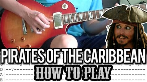 Pirates Of The Caribbean - Theme Song Guitar Lesson (With Tabs) - Guitar Academies