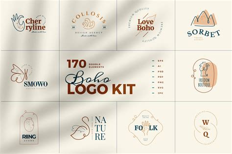 Boho Logo Kit - Design Cuts