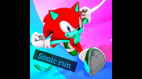 Sonic run game made by own - YouTube