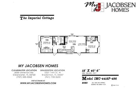 Mobile Home Floor Plans 2 Bedroom | Viewfloor.co