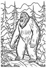 30  Bigfoot Coloring Pages Free Printable PDF & Online sketch template