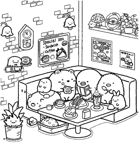 65 Sumikko Gurashi Coloring Pages - ColoringPagesOnly.com