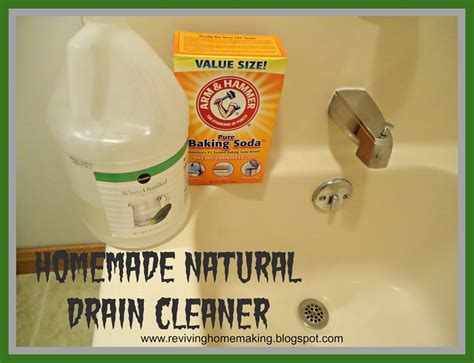 Reviving Homemaking: Homemade Natural Drain Cleaner