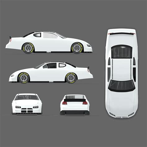 NASCAR Gen 4 Dodge Charger Livery Template - Motorsport Graphics