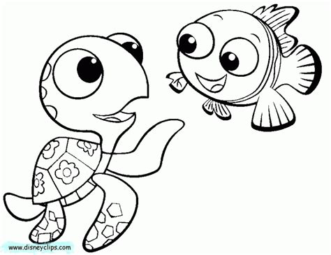 Get This Finding Nemo Coloring Pages Printable 5163n