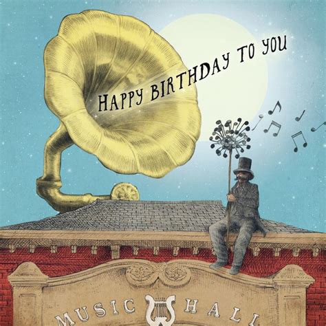 Happy birthday! | Happy birthday vintage, Happy birthday wishes cards, Music birthday