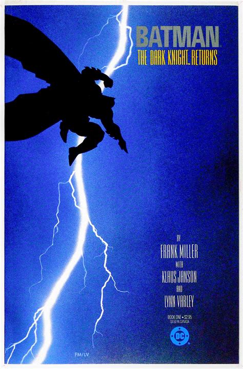 Batman The Dark Knight Returns #1 1st Print 1984 Frank Miller, Klaus Janson Square Bound ...