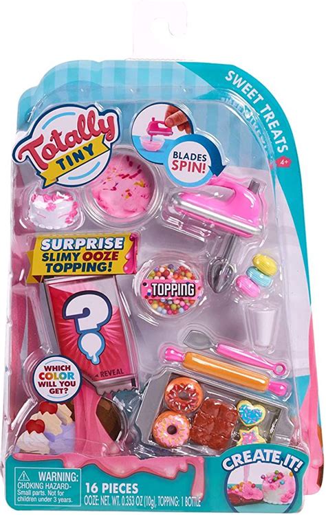 Amazon.com: Totally Tiny Food Set Sweet Treats, Multi-Color (56581 ...