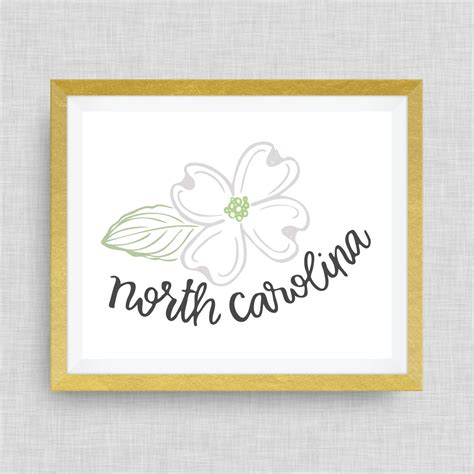 Dogwood - North Carolina Art Print – Six and Main