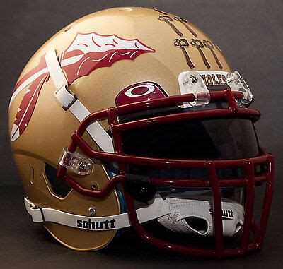 *CUSTOM* FLORIDA STATE SEMINOLES NCAA Schutt XP GAMEDAY Replica ...