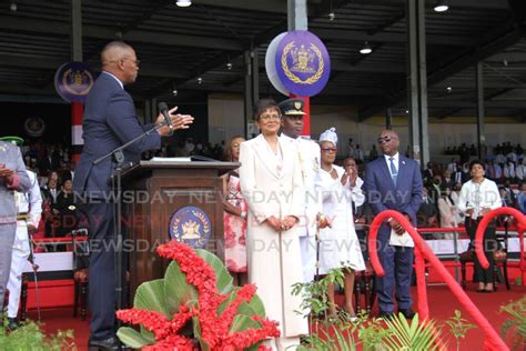 Photos of the Day: President Inauguration - Trinidad and Tobago Newsday