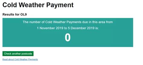 Cold weather payment 2019 postcode checker - how to find out if you are ...