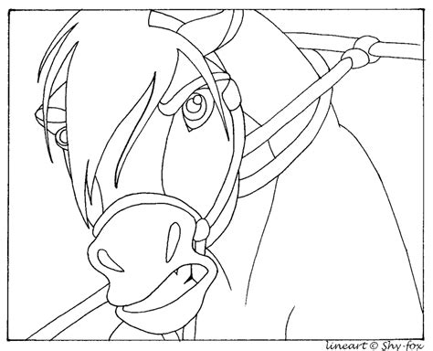 Spirit Horse Coloring Pages - Coloring Home