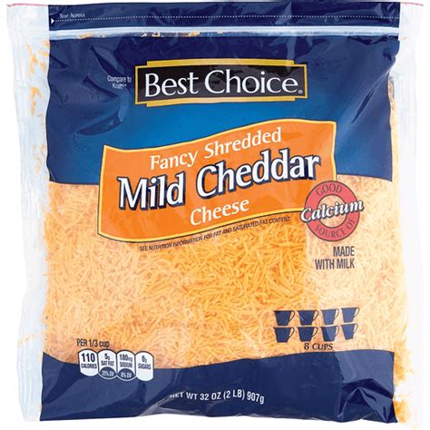 Best Choice Mild Shredded Cheddar Cheese | Cheese | Houchen's My IGA