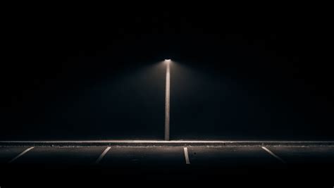 abandoned, minimalism, isolation, lines, dark, 720P, street light, city ...