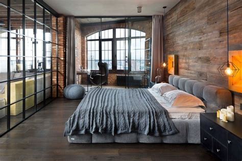 Warehouse Style Loft with Stunning Visual Appeal | Loft style bedroom ...