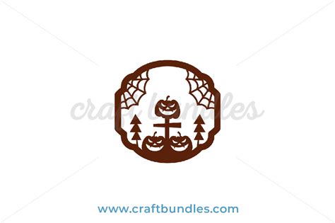 Halloween Frame SVG Cut File - CraftBundles