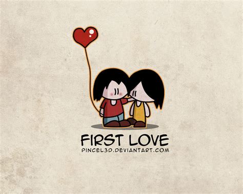 First love - Wallpaper by pincel3d on DeviantArt