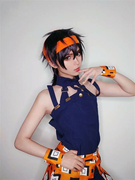 JoJo's Bizarre Adventure 5 Narancia Ghirga Costume Cosplay Anime Hair Wig #Ad , #AFF, #Adventure ...