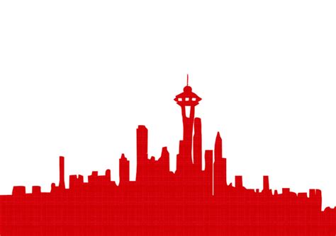 Free Seattle Skyline Outline, Download Free Seattle Skyline Outline png ...