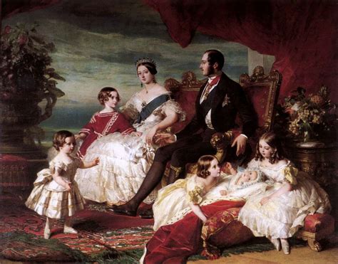 Queen Victoria, Prince Albert, and children by Franz Xaver Winterhalter ...