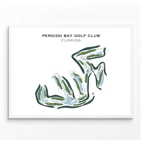 Perdido Bay Golf Club, Florida Golf Course Maps and Prints - Golf Course Prints