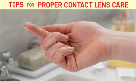 Tips for Proper Contact Lens Care