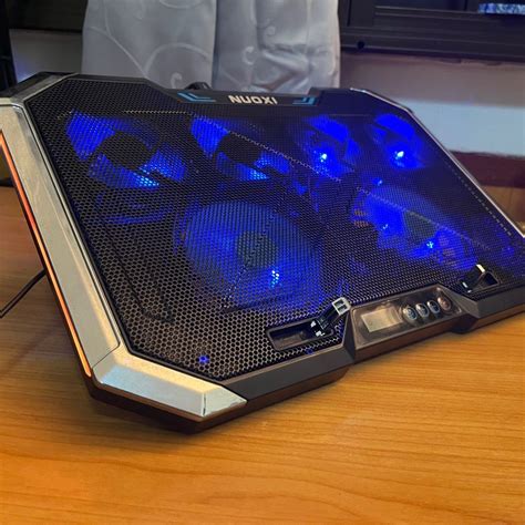 Gaming RGB Laptop Cooler Notebook cooling pad super mute 6 LED fans ...