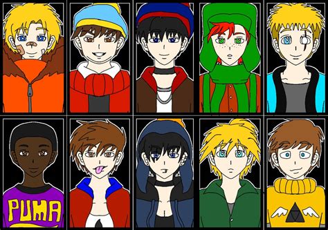 South Park Boys High School AU by SnowCat1993 on DeviantArt