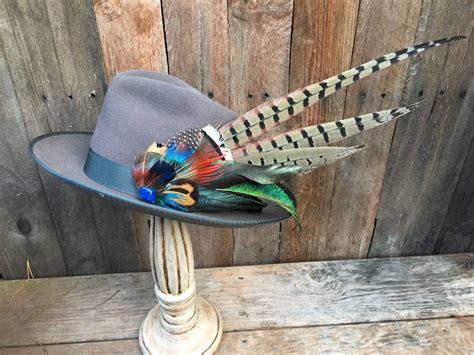 Pin by BrimMakers on Feather Hat bands | Feather hat, Hat band, Cowboy hats